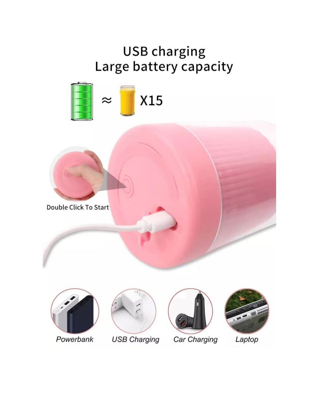 Blendy Portable Blender Bottle