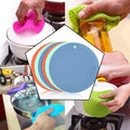 Silicone Trivet for Hot Dish and Pot, Silicone Hot Pads ( 4 pcs )